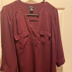 Purple Torrid Dressy Top